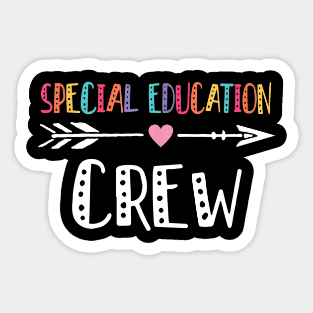 Special Education Sped Crew Teacher Back To School Gift Sticker by Tane Kagar